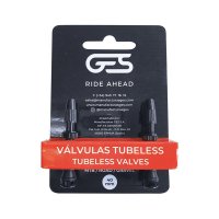 kit valvulas tubeless ges 40mm negro