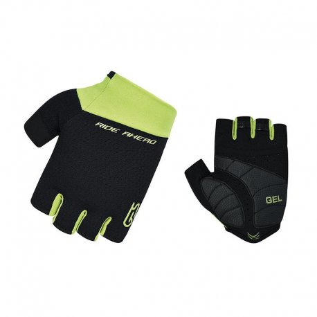 guantes cortos ges master negro-amarillo