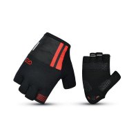 guantes cortos ges course negro-rojo