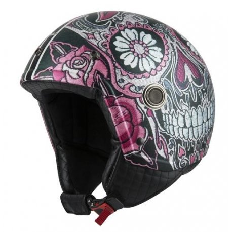 casco jet nzi TONUP BORDADO MATT