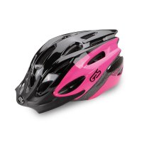 casco niño ges apache negro-rosa 47-53cm