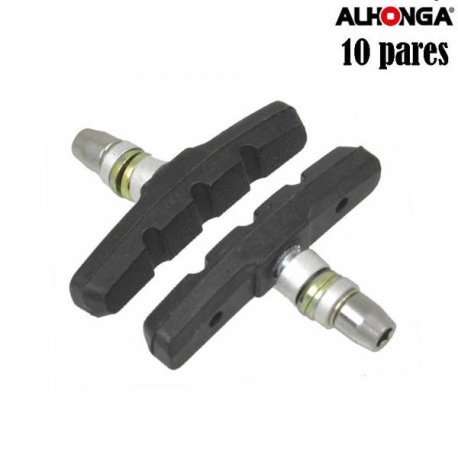 oferta ZAPATAS V-BRAKE 60MM C/TORNILLO "ALHONGA" BOLSA 10PARES