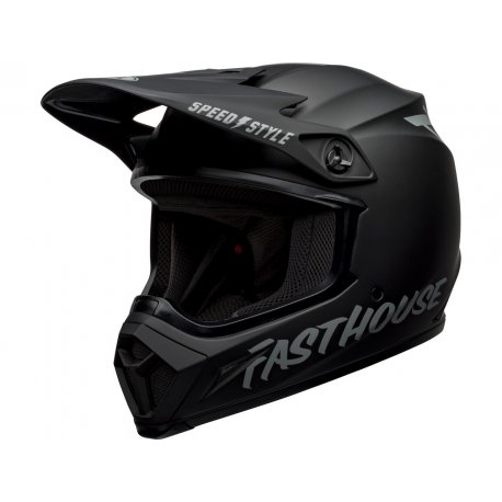 Casco Bell MX-9 MIPS FASTHOUSE Negro Mate/Gris