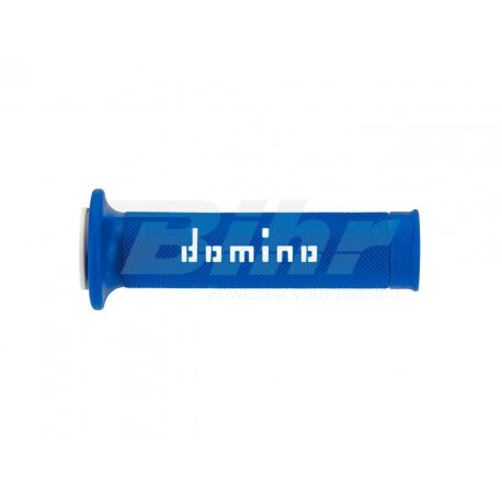 Puños racing 126mm azul/blanco A01041C4648