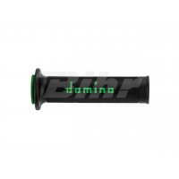 Puños racing 126mm negro/verde A01041C4440