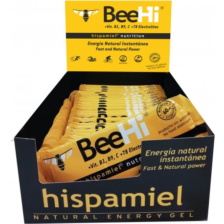 CAJA 24 UNIDADES GEL NATURAL BeeHi 40G