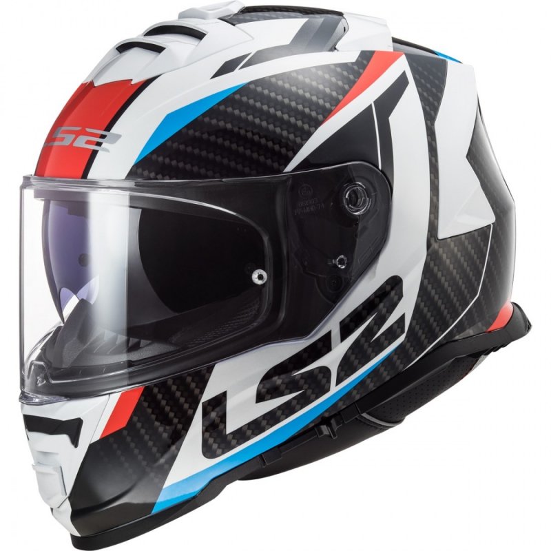 CASCO LS2 INTEGRAL FF800 STORM RACER BLANCO-AZUL-ROJO