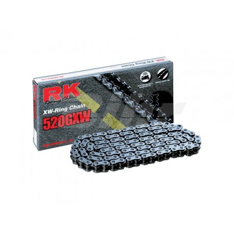 Cadena RK 520GXW con 110 eslabones negro