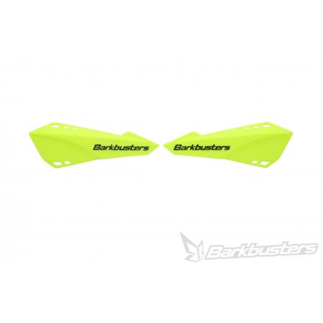 Kit completo paramanos de bicicleta Barkbusters amarillo-hiviz (fluor)