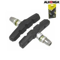 ZAPATAS V-BRAKE 60MM C/TORNILLO "ALHONGA" 4PCS BLISTER