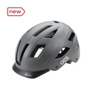 Casco ges city gris injected thermoplastic luz 6 leds/ 3 funciones