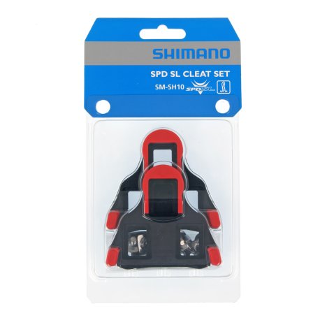 Calas Pedal SPD-SL Shimano SH10 Rojo 0 grados