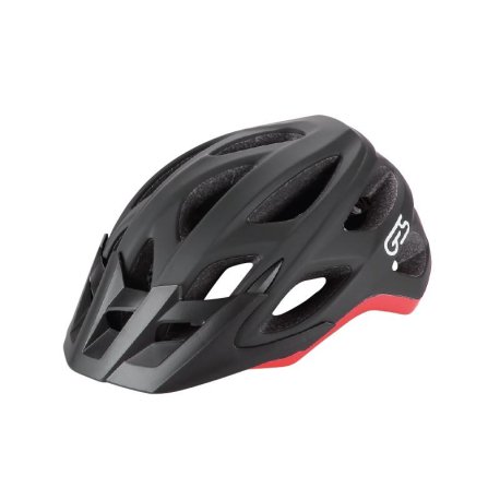 casco ges trail negro-rojo