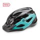 Casco ges varik celeste-negro