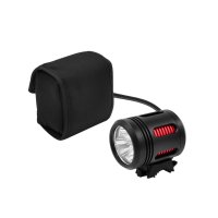 Luz delantera bicicleta LED 3000lm con batería externa recargable