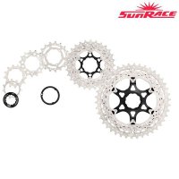 PIÑON CASSETTE 10-VEL "MS3" 11-46T SUNRACE ACERO