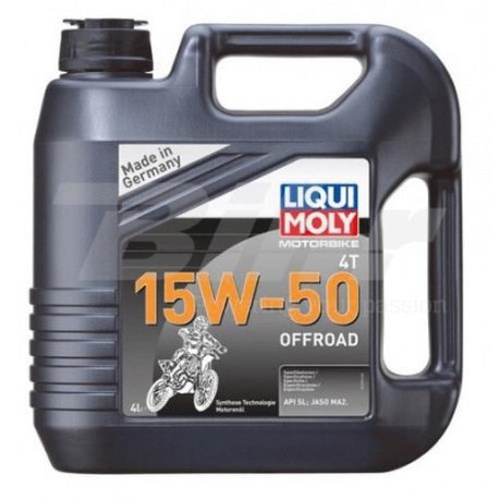 Garrafa de 4L aceite Liqui Moly HC sintético 15W-50 Off road