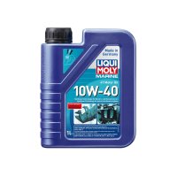 Botella 1L aceite de motor Liqui Moly Marine 4T HC sintético 10W-40 ACEA A3/B4/E7, API CI-4/S