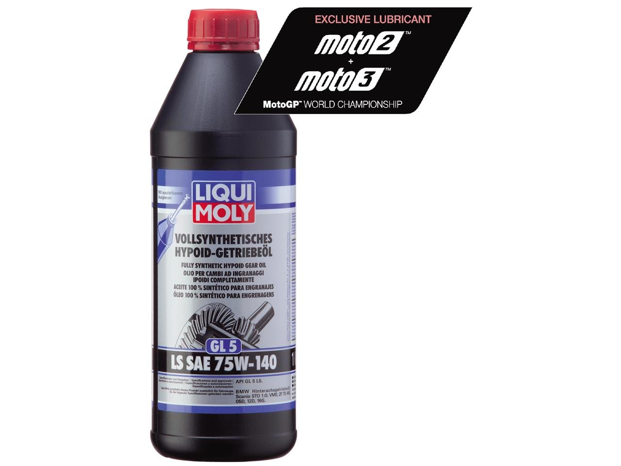 Botella 1L aceite de transmisión cardán BMW 75W-140 Liqui Moly 100%  sintético API GL5