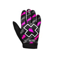 Guantes de bicicleta Muc-Off BOLT - Color Rosa/Negro