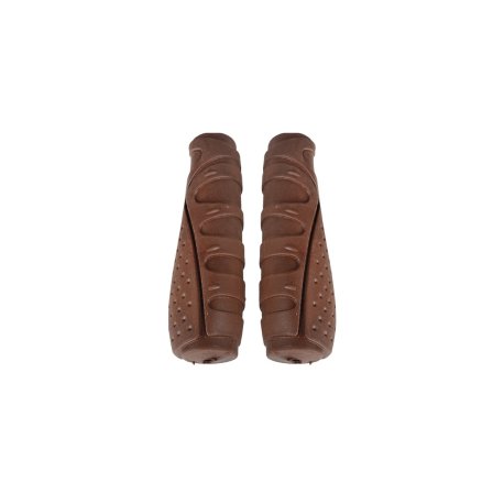 Par de puños City de goma - 130mm marron
