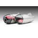 Silencioso izquierdo de acero inoxidable Yoshimura, para escape RS-9, Honda CRF450R/RX