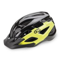 Casco ges varik negro-amarillo