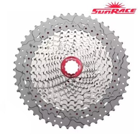 PIÑON CASSETTE 12-VEL "MZ90" 11-50T SUNRACE PLATA