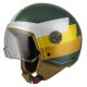 casco jet nzi ZETA 2 BANDI MUSGO&GOLD