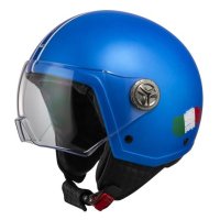 casco jet nzi ZETA 2 FLUSSO AZZURRO MATT