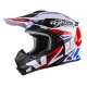 Casco nzi KNOBBY CONTEST WHITE&RED&BLUE (ENTRADA Y ENTREGA ABRIL)