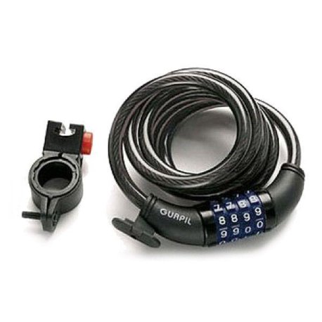 CABLE CANDADO ESPIRAL 8X150 DE COMBINACION