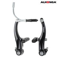 FRENOS V-BRAKE 4PCS "ALHONGA" ALUMINIO 110MM NEGRO