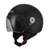 CASCO JET NZI VINTAGE 3 MATT BLACK NEGRO MATE