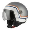 Casco jet nzi ZETA 2 PROFILE SMOKE GREY MATT