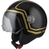 casco jet nzi ZETA 2 GOLDFINGER