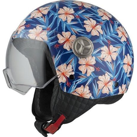 casco jet nzi ZETA 2 HIBISCUS MATT