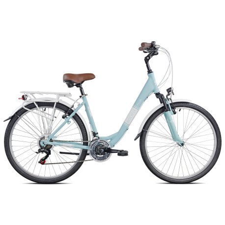 bicicleta paseo aluminio biocycle pure lux celeste (Entrega en 5 dias laborables)