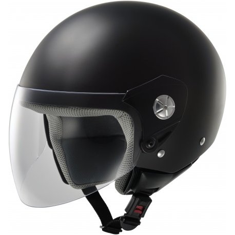 CASCO JET TAKAI OF518 negro mate