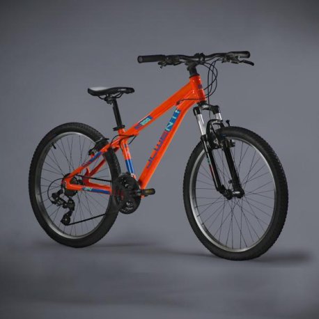 BICICLETA JL-WENTI 24" ALUM SHIMANO SUSP D/MANDO 21V NARANJA 