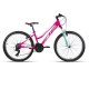 BICICLETA JL-WENTI 24" ALUM SHIMANO SUSP D/MANDO 21V ROSA-VERDE 2022