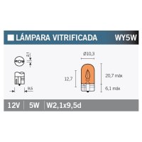 Caja de 10 lámparas 12V5W