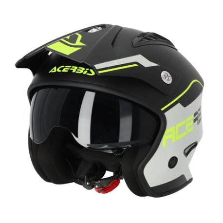 CASCO ACERBIS TRIAL ARIA NEGRO-AMARILLO