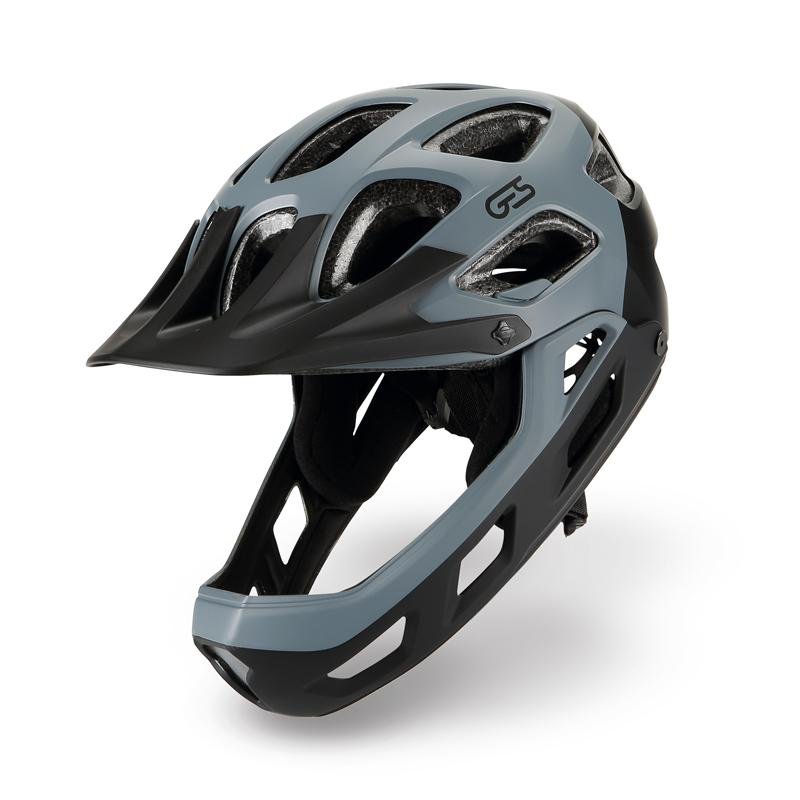 Casco Descenso GES D scent Negro gris Casco Descenso GES D scent Negro gris