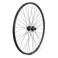 RUEDA TRASERA 27.5" NEGRA FRENO DISCO 6T, 36H CASSETTE 8-9VEL