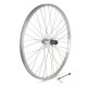 RUEDA TRASERA 26" PLATA, CASSETTE 8 VEL., CIERRE, 36H - 2