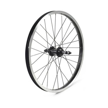 RUEDA TRASERA 20" 5/6VEL, NEGRA, BUJE ACERO 28H TUERCA