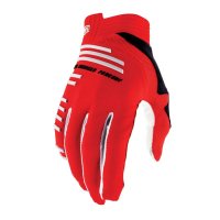 guantes largos 100% R-core glove racer red