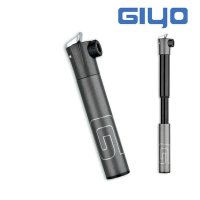 MINI INFLADOR MTB "GIYO" ALUM TELESCOPICA 80PSI GM-43LT