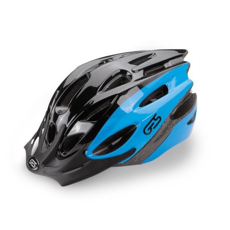 casco ges rocket negro-azul